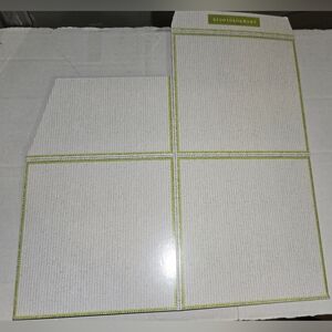 Anthropologie White, Red and Green Candle Gift Box . 2025 Holiday Gift Wrap